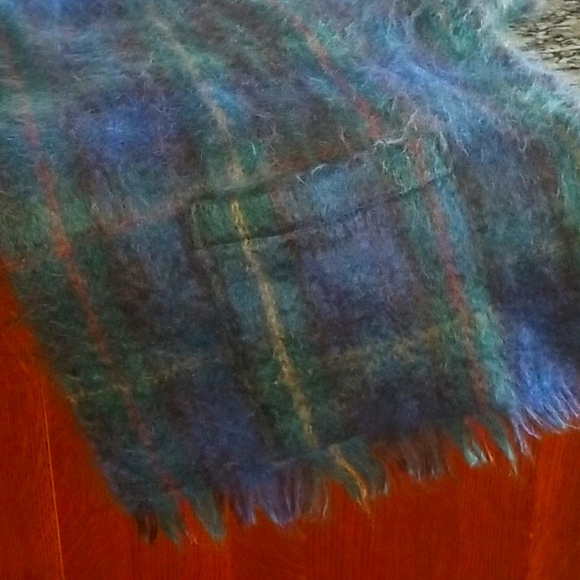 mohair wool scarf made in Scotland - Picture 1 of 4